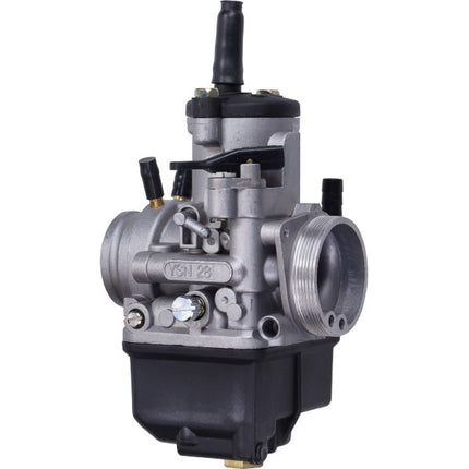 Carburateur YSN starter manuel PHBH avec raccord huile et dépression 28mm scooter ysn8569