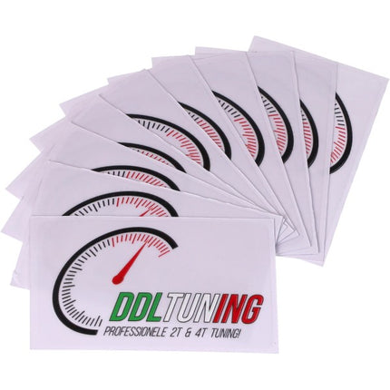 autocollant DDL 80x40mm 10 pièces
