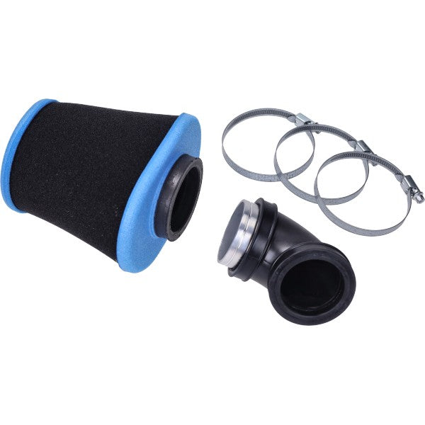 Polini universal conical air filter, diameter 21-34mm, foam, angled, Big Evolution PWK 203.0159