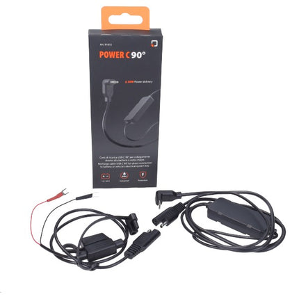 Câble de recharge Optiline, connecteur de batterie USB-C, 180 cm, 91815