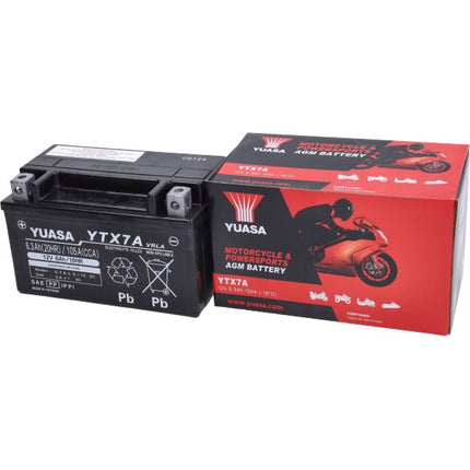 batterie yuasa ytx7a-bs sla/gel peugeot-4t, sco kymco 4t, sco sym 4t, sco china 4t