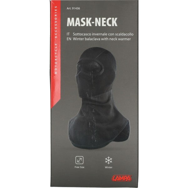 Cagoule lampe intégrale polyester + col noir 91436