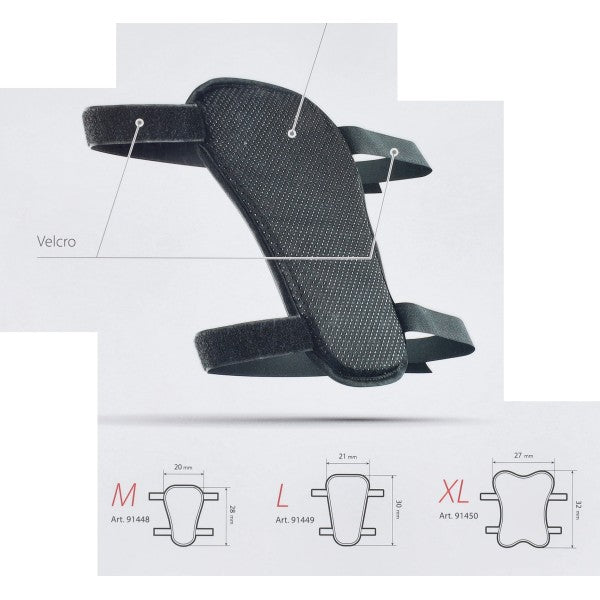 Coussin de gel lampe universel (selle) 30x21 cm noir cyclomoteur, scooter, moto 91449