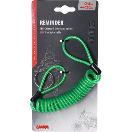 cordon lampe frein à disque mémoire câble vert 90675