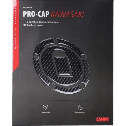 sticker lamp tank cap Kawasaki carbon katana nt 90003