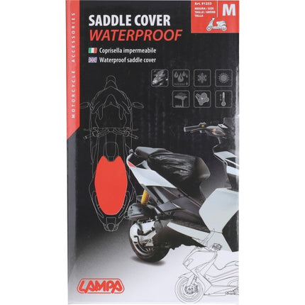 Protective cover Lampa buddy seat waterproof 62x92cm M black 91253