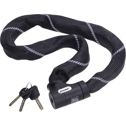 chain lock Power1 art 2-star 110cm black moped, bicycle, scooter, fatbike