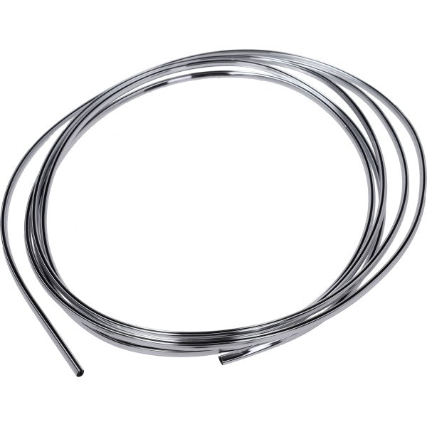 sierstrip DMP universeel 5m chroom bromfiets, motorfiets, scooter