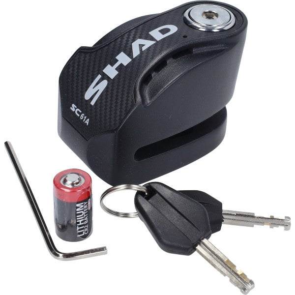disc lock shad + alarm 6mm black sc61a