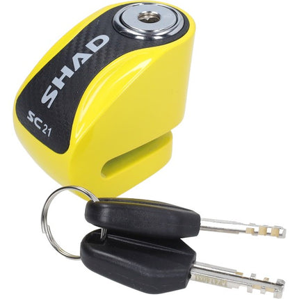 antivol disque shad 6mm jaune sc21