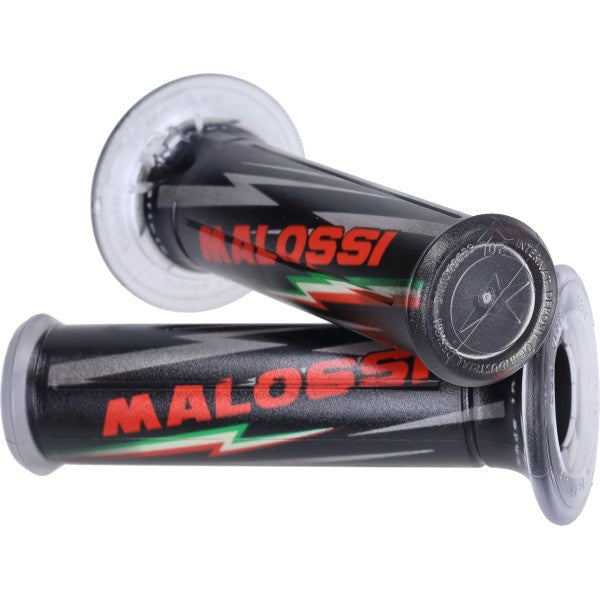 Kit poignées Malossi fermé universel éclair noir 6918091.b0