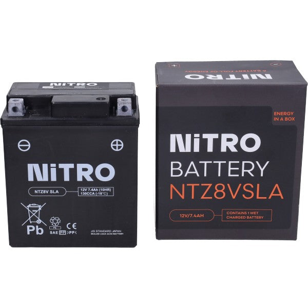 accu nitro ntz8v/ytz8v sla/gel euro-4/5 pcx 125 ie, x-max 400cc