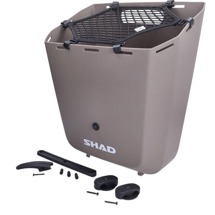 Shad fixed hard case 20L cream fatbike, bicycle
