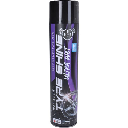 tyre shine 5 in 1 gloss 650ml aerosol