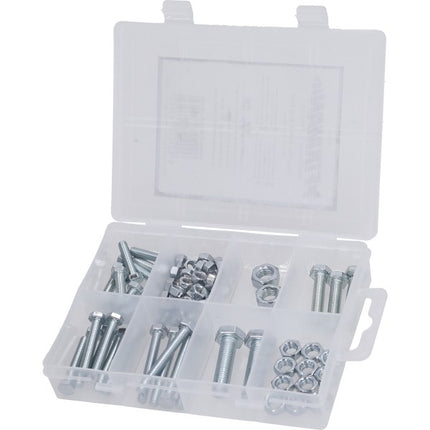 Boîte d'assortiment boulons + écrous M5-M8 75 pcs