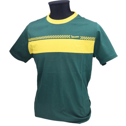 T-shirt manches courtes Vespa Original [racing sixties] M vert/jaune 607507m02g