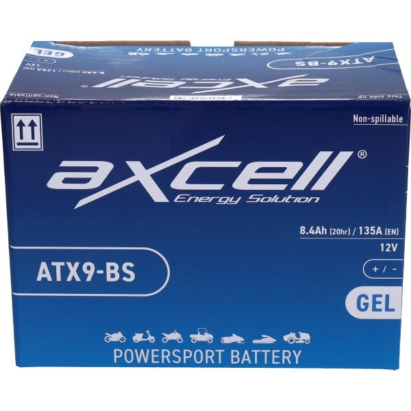 accu axcell atx9-bs/ytx9-bs sla/gel euro-2 centro 4t, zip 4t