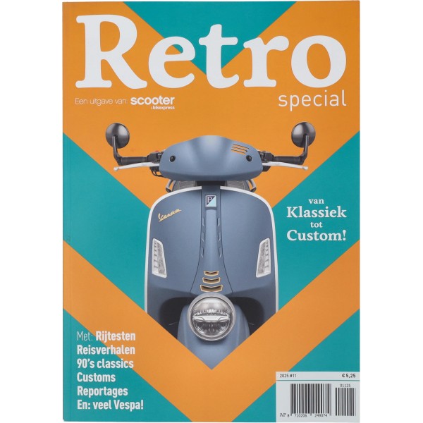 accessoire tijdschrift vespa retro special 2025