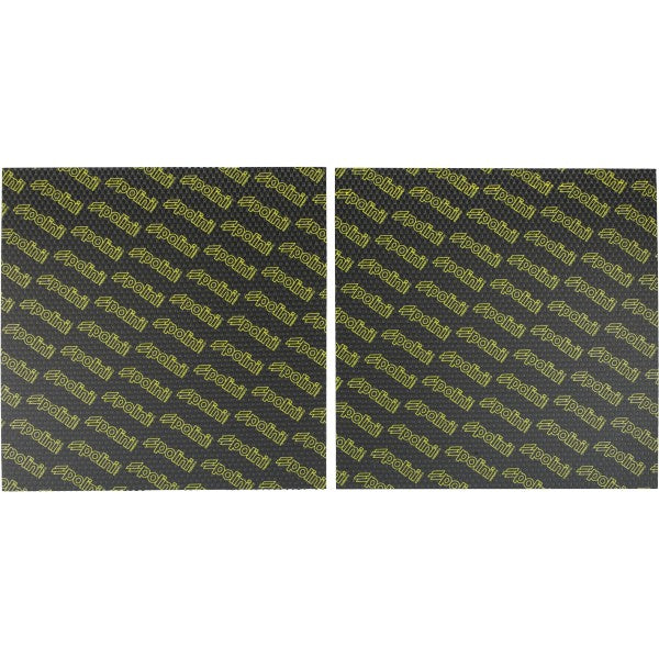 membraanplaatset polini carbon 110x100x0.25mm geel 2pcs 213.0599