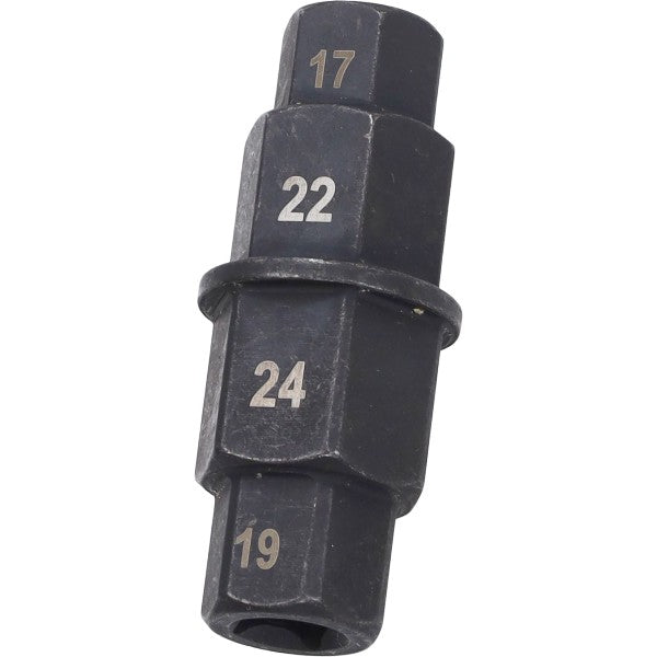gereedschap eldi demontage set voorwielas 17-19-20-24mm bromfiets, derbi, rieju, senda