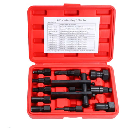 Tool bearing puller internal 8-25mm 10-piece