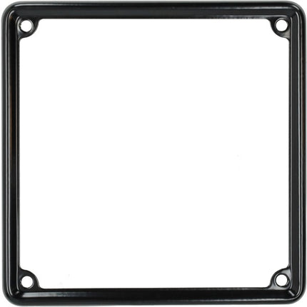 license plate frame metal 170x170mm vespa classic black