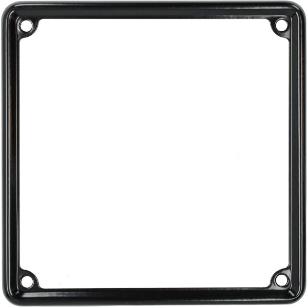 rand kentekenplaat metaal 170x170mm vespa classic zwart