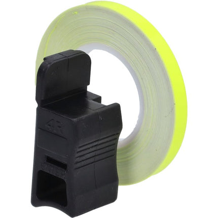 sticker universeel cif wielbies + montage-adapter 6 meter geel fluor