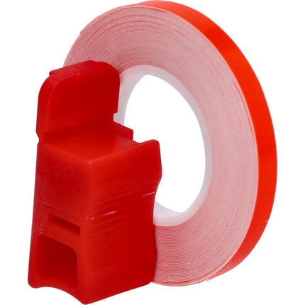 Sticker universal cif wheel rim + mounting adapter 6 meter red fluor