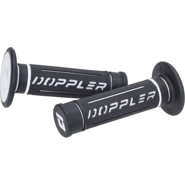 Poignées Doppler 3D universelles 22/24mm noir/blanc 517391