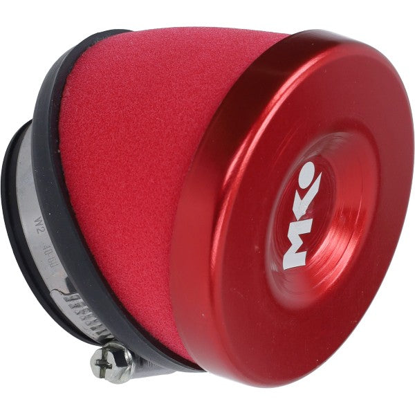 air filter Metrakit angled universal 50mm red