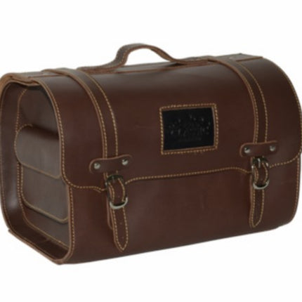 Top case en cuir sur mesure entre autres pour Vespa marron Primavera, scooter, Sprint, Vespa LX, Vespa S