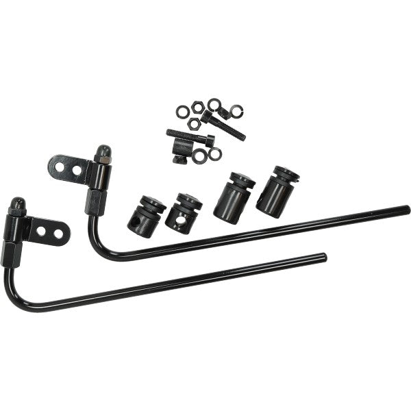 windscherm Regia bevestigingset (made in EU) (voor 124195/124196) zwart La Souris E-ID S6, Segway E110