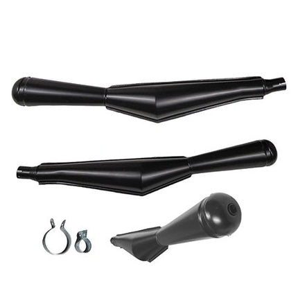 uitlaat jamarcol oldtimer (made in EU) megafoon uni. 32mm zwart