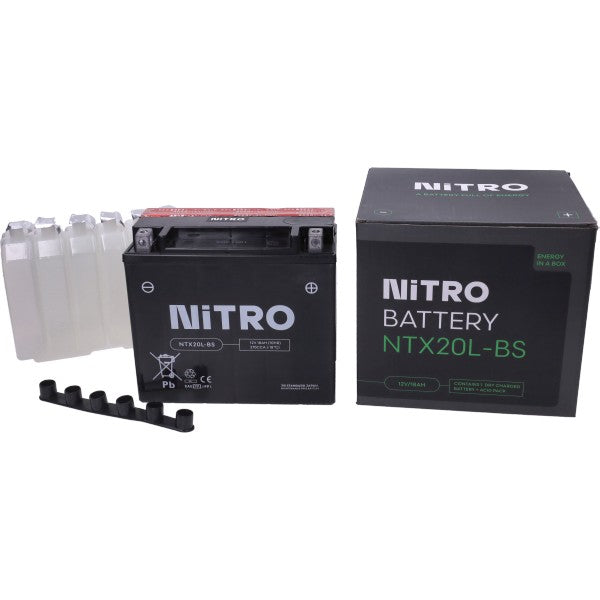 accu nitro ntx20l-bs/ytx20l-bs onderhoudsvrij