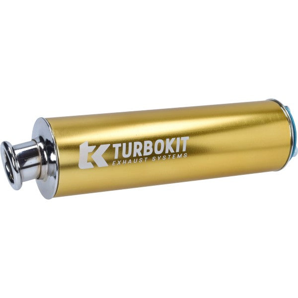 nademper Turbokit aluminium 3-bouts 60mm goud