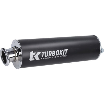nademper Turbokit aluminium 3-bouts 60mm zwart
