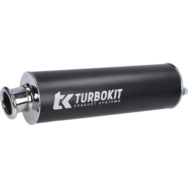 nademper Turbokit aluminium 3-bouts 60mm zwart