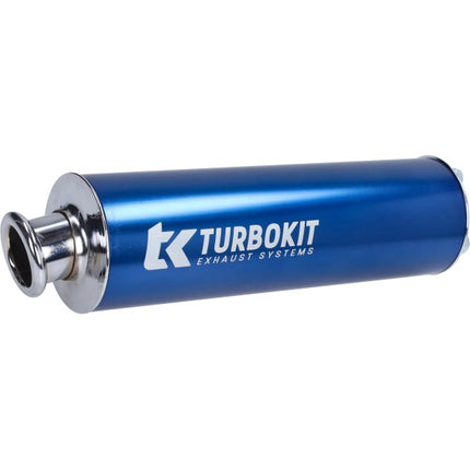 Silencieux Turbokit aluminium 3-vis 60mm bleu