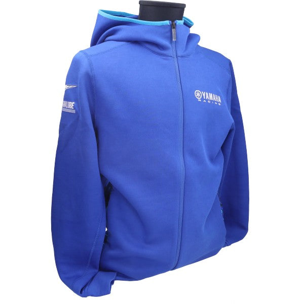 hoodie Yamaha origineel met rits paddock blauw qmb26fs1e00l