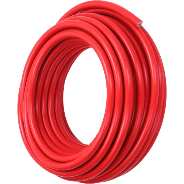 bougiekabel dik (made in Italy) 7mm rood per rol 10m
