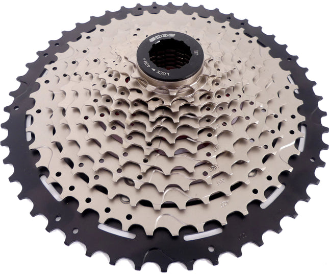 Cassette 12 speed Edge CSM9012  11-52T - zilver/zwart