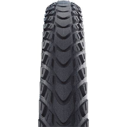 Schwalbe Marathon Mondial Performance 50-559 voor binnenband zwart met reflectie — vooraanzicht van het profiel