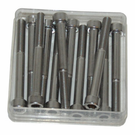 bolt hex M6x60mm stainless steel 12pcs