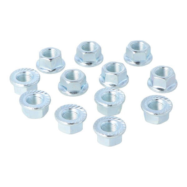 moer + flens vliegwiel m10x1 12pcs camino, puch maxi, zundapp