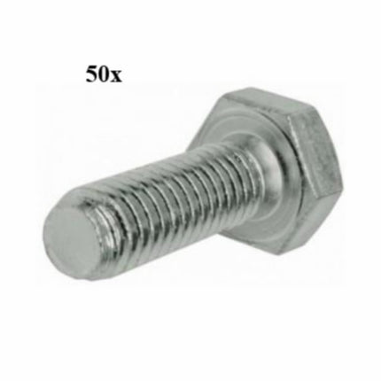 bout zeskant m6x25mm 50pcs