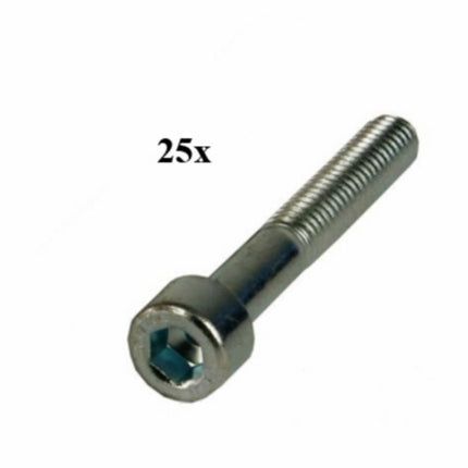 bout inbus m6x25mm 25pcs