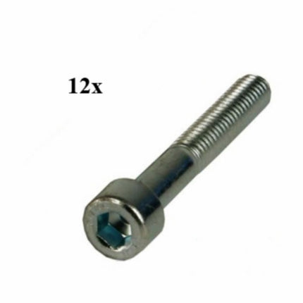 vis six pans creux M6x35mm 12pcs