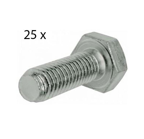 bout zeskant m7x20mm 25pcs