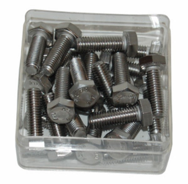 bout zeskant m8x25mm rvs 25pcs